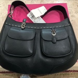 Escada Black Leather Handbag